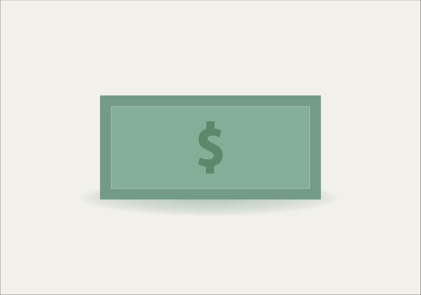 Set Of Money Banknotes. Isometric Design. Vector Illustration Isometric money design.