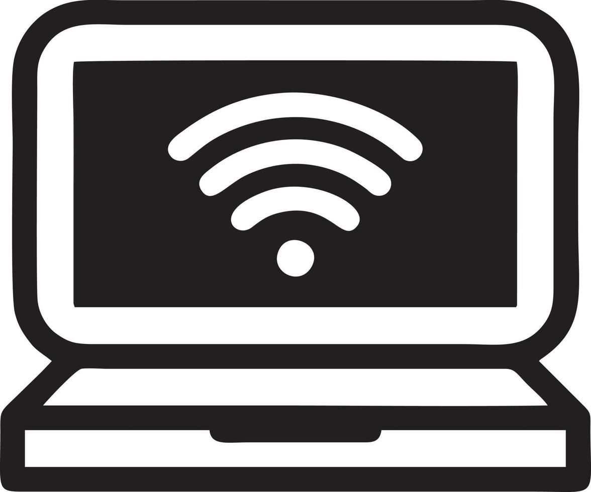 Signal communication information connection wireless icon symbol vector image, illustration of the network wifi in black image. EPS 10