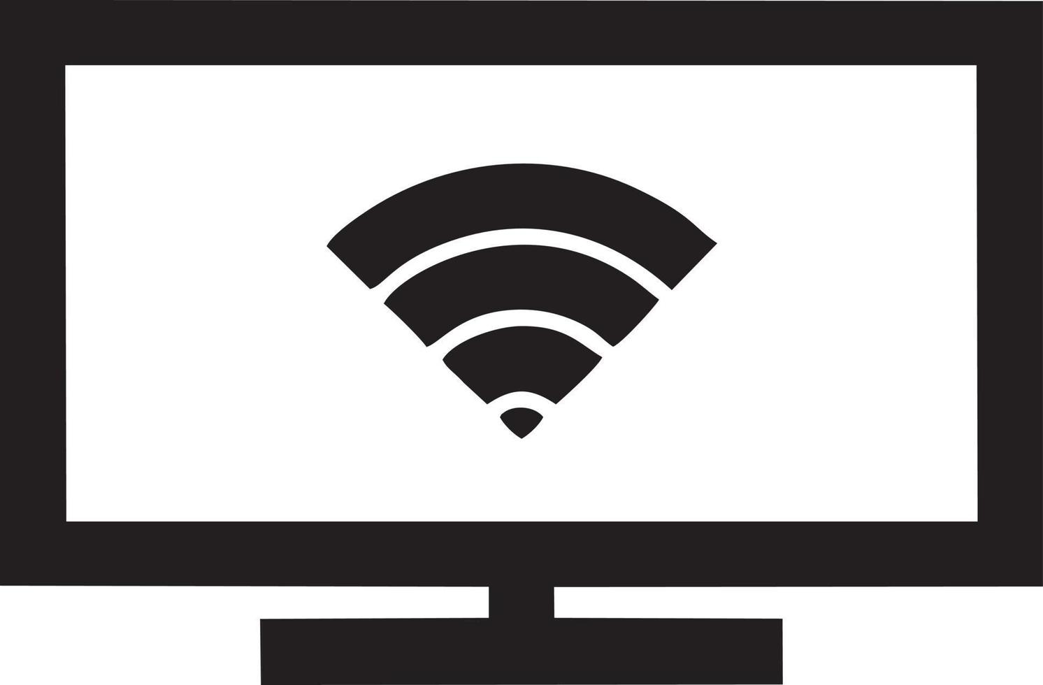 señal comunicación información conexión inalámbrico icono símbolo vector imagen, ilustración de el red Wifi en negro imagen. eps 10