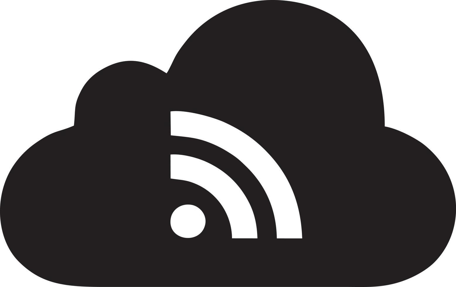 Signal communication information connection wireless icon symbol vector image, illustration of the network wifi in black image. EPS 10