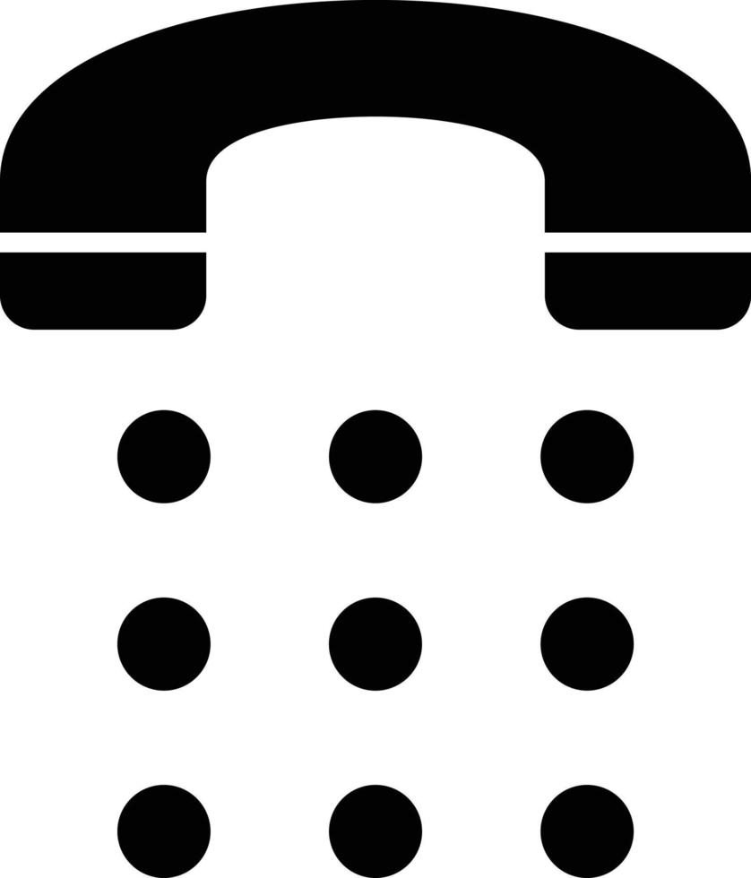 Vector Design Phone Dial Icon Style