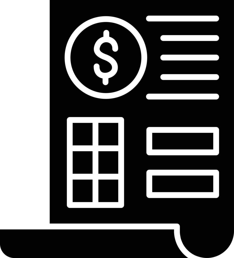 Vector Design Invoice Icon Style