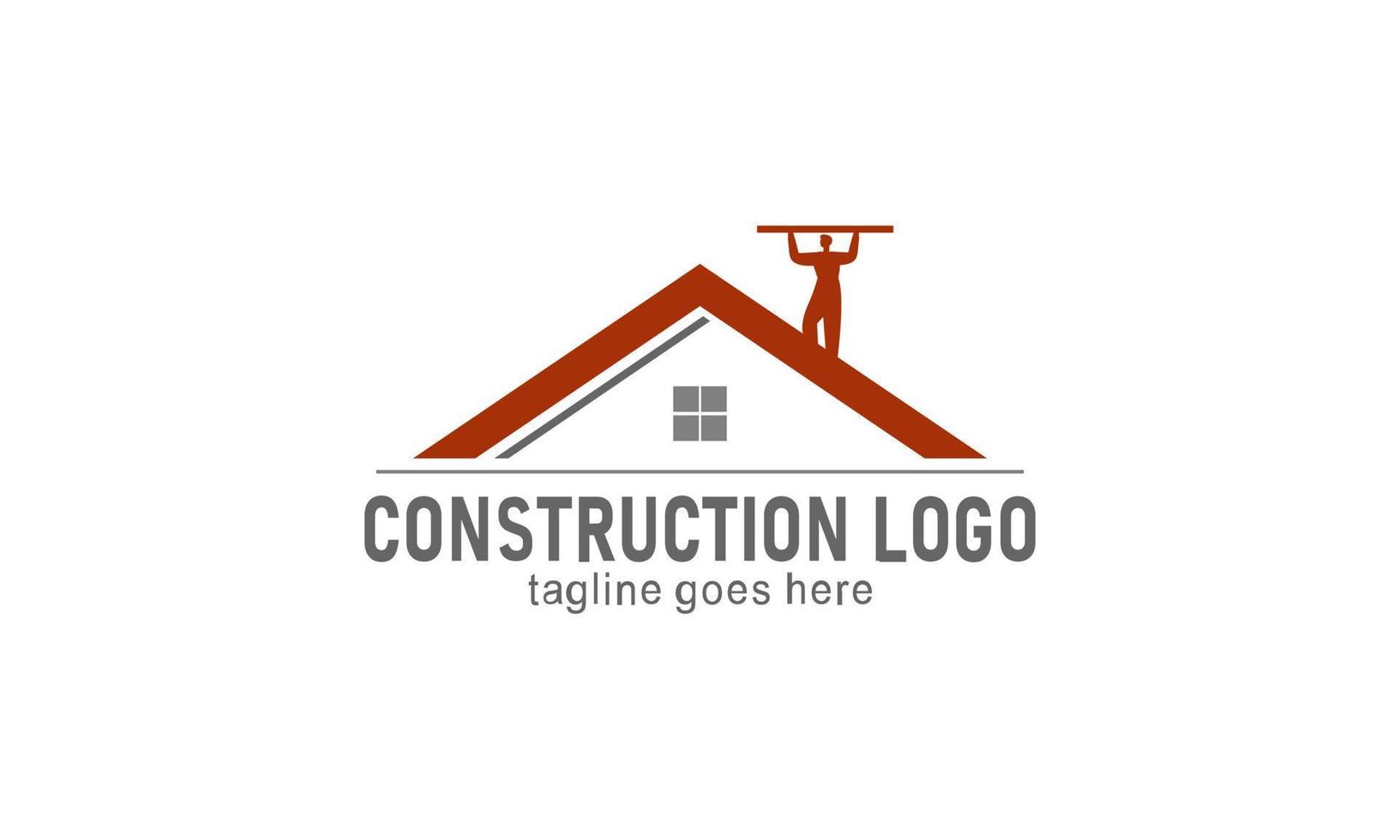 hogar construcción empresa logo vector