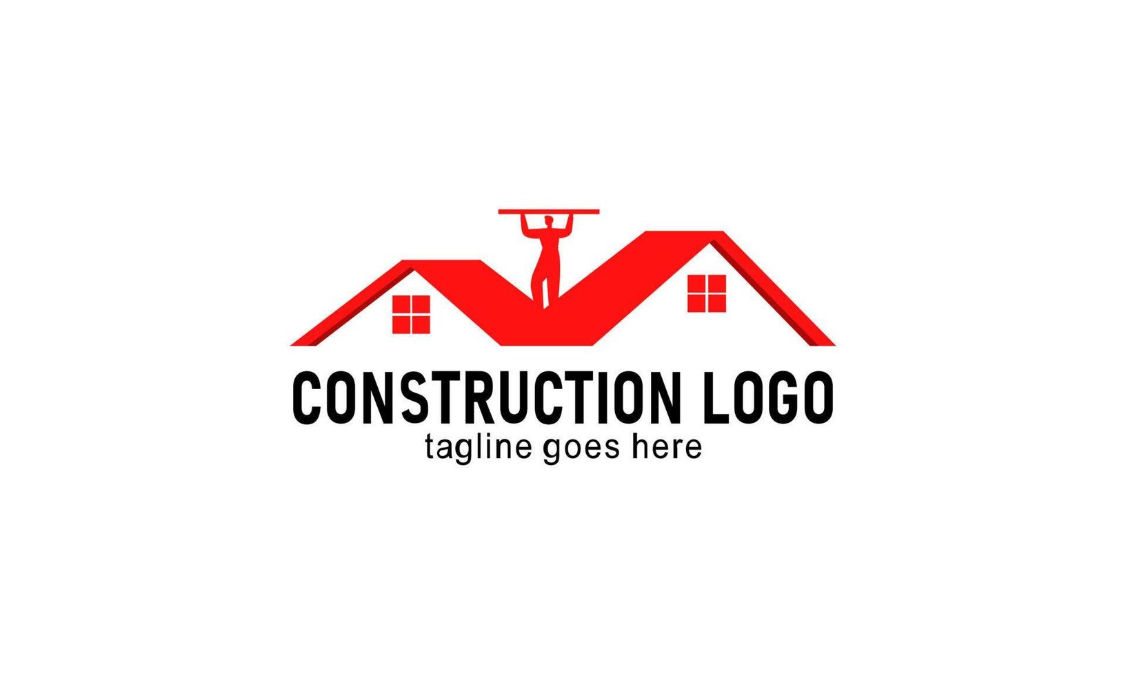 hogar construcción empresa logo vector
