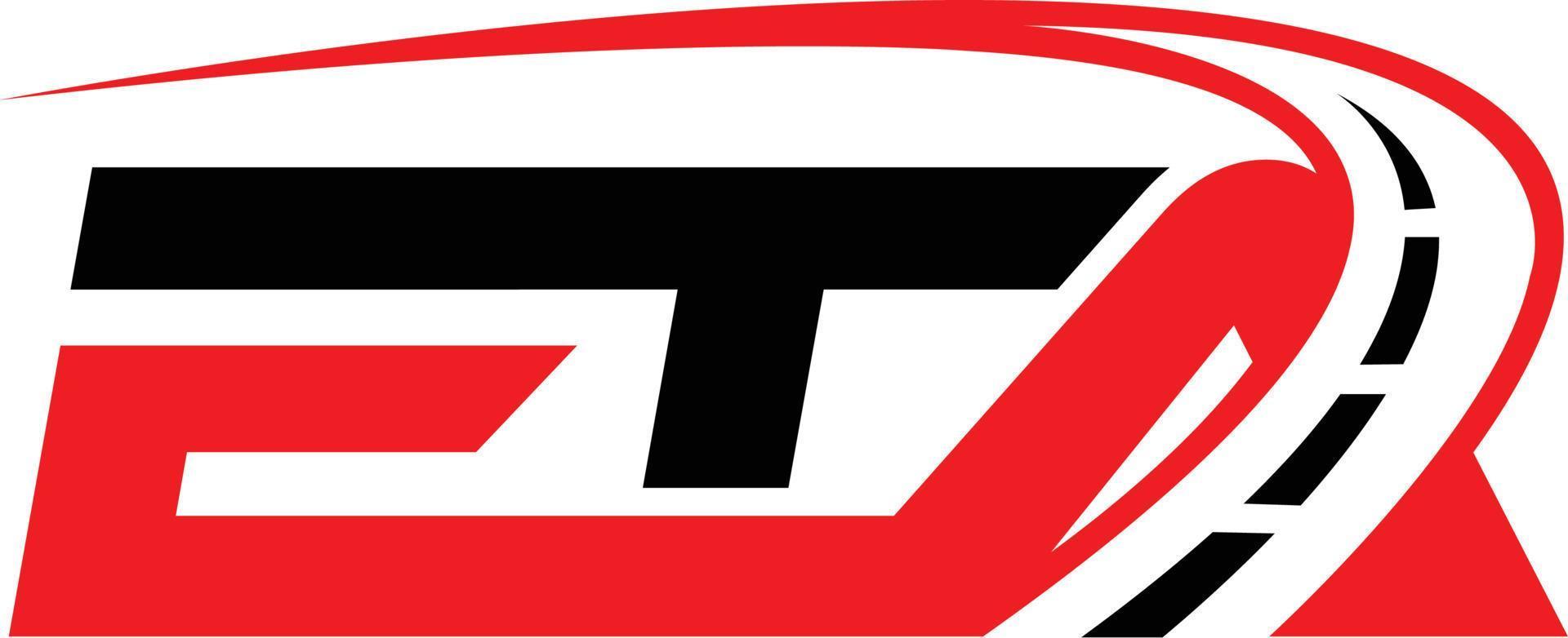 Initial Logistic logo vector