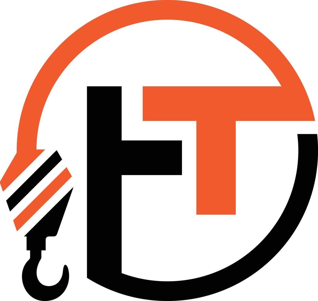 HT towing logo vector