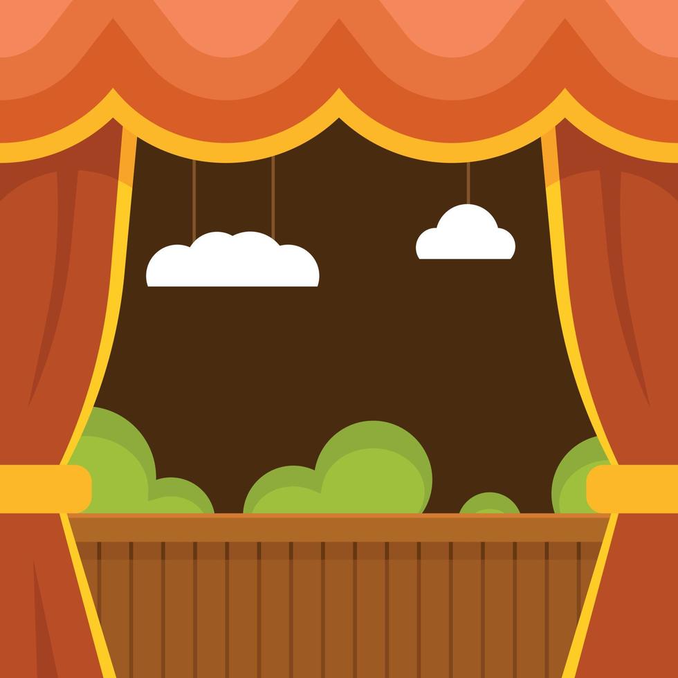 Vector Image Of A Theater Scene