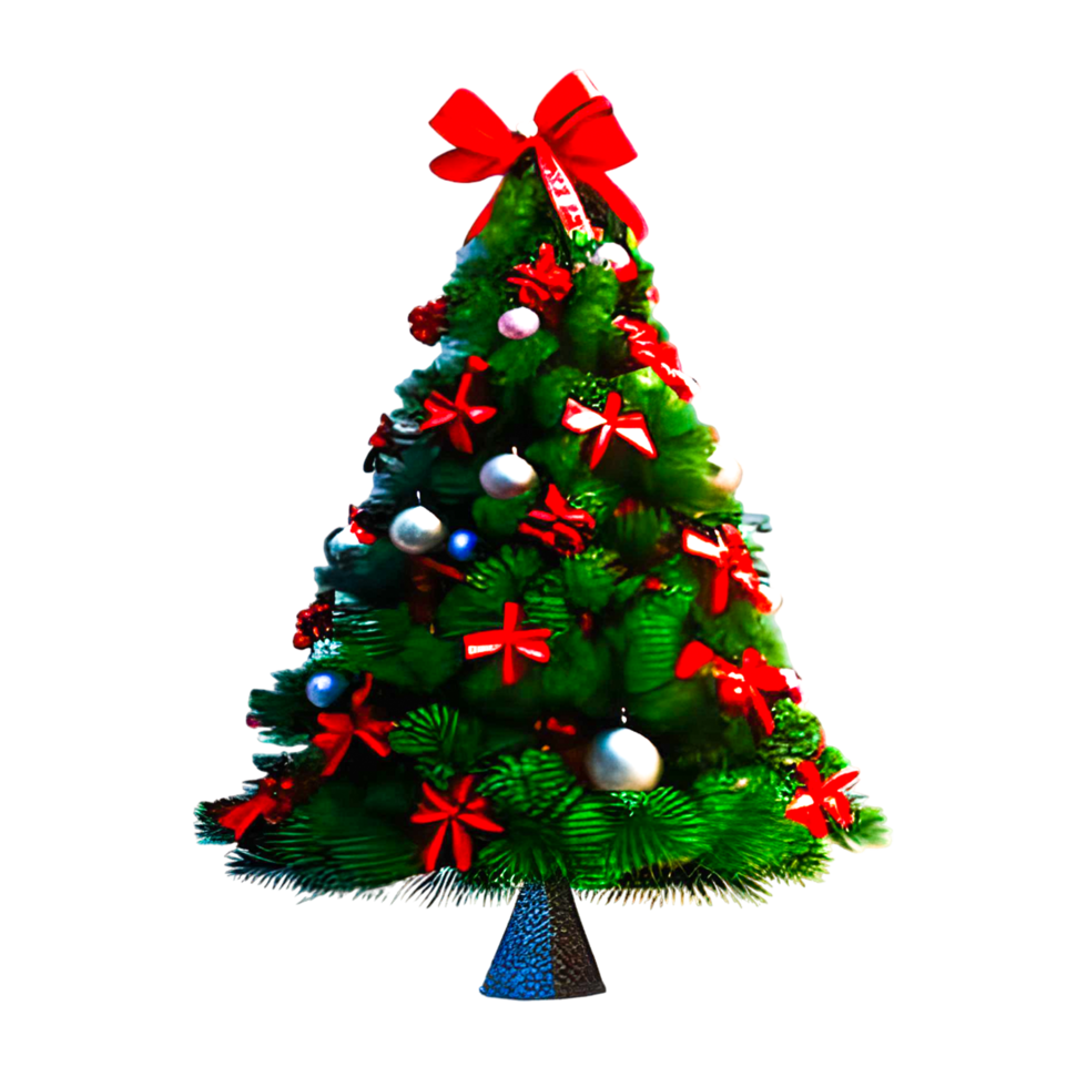 Christmas Tree Decoration with transparent background png