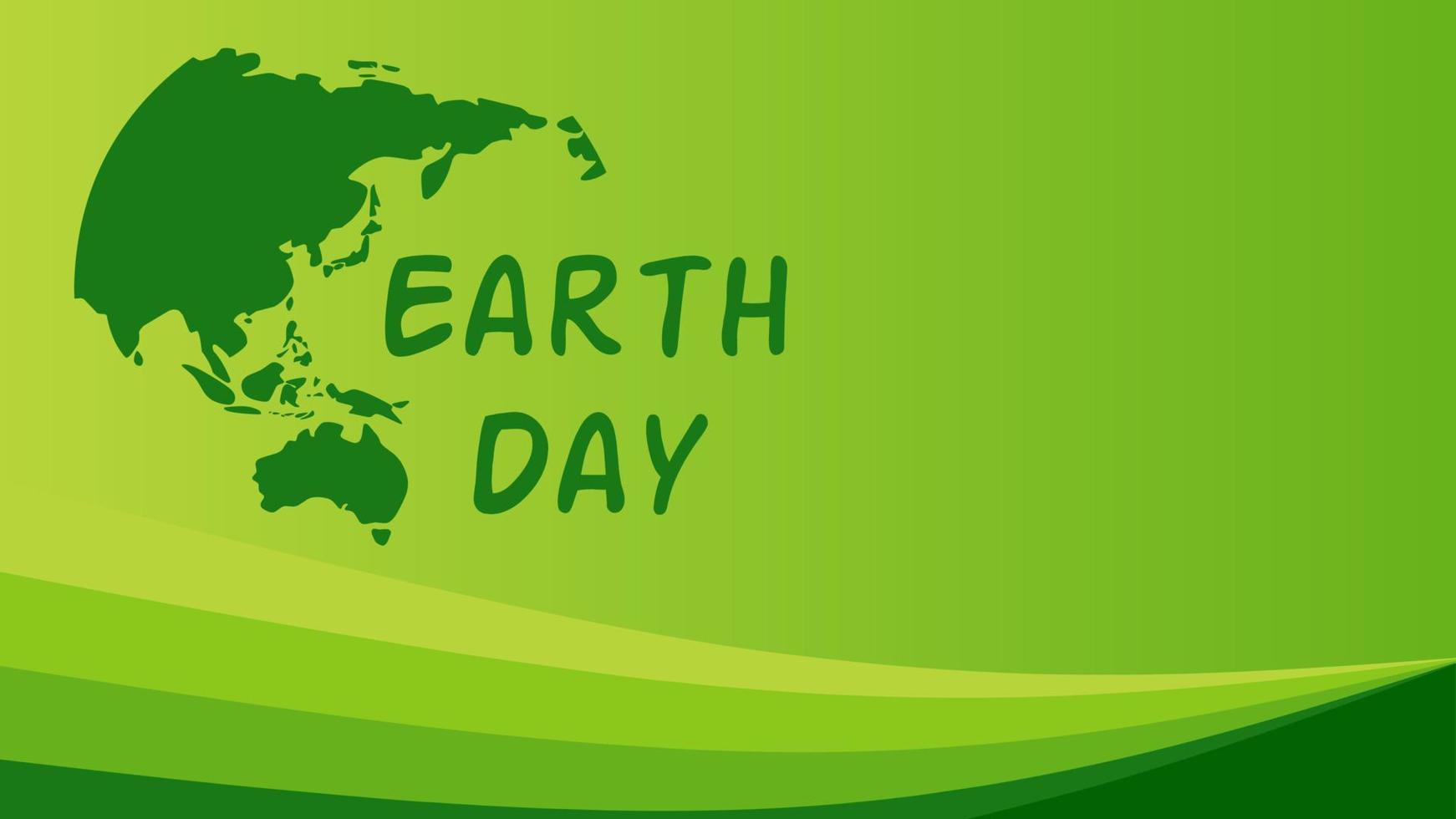 Happy earth day. Vector illustration of international mother earth day. Background of earth day design for celebration or environmental concerns. Save the world design for template and poster