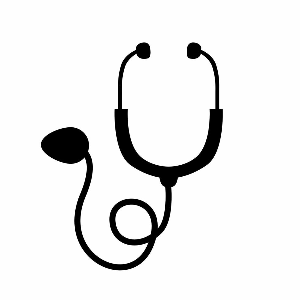 Stetoskop icon vector simple illustration.