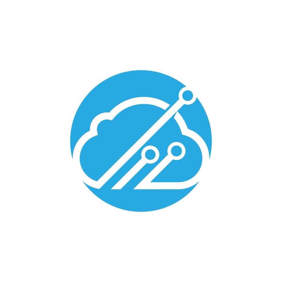 Cloud template vector