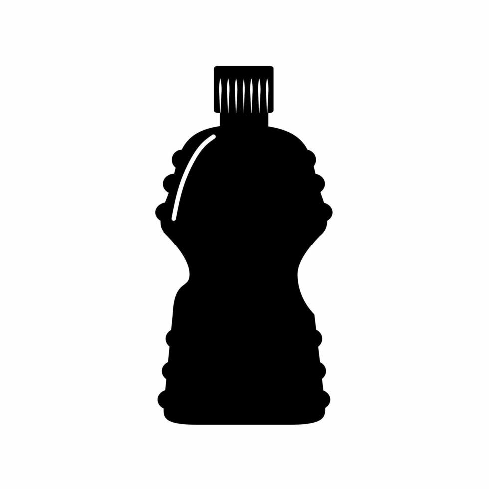 Bottle icon vector simple illustration.