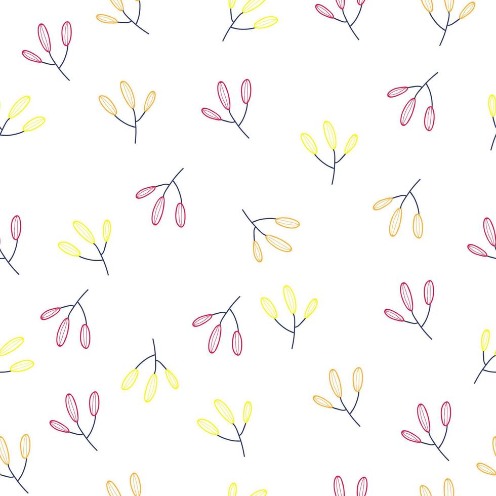 wild floral seamless pattern, for fabric, wrapping, book cover, etc vector