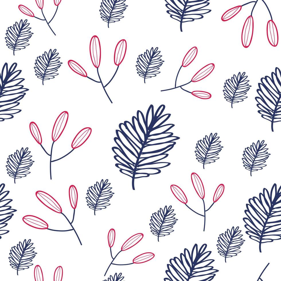 wild floral seamless pattern, for fabric, wrapping, book cover, etc vector