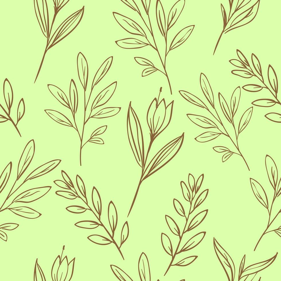 wild floral seamless pattern, for fabric, wrapping, book cover, etc vector