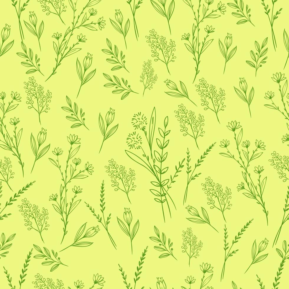 wild floral seamless pattern, for fabric, wrapping, book cover, etc vector