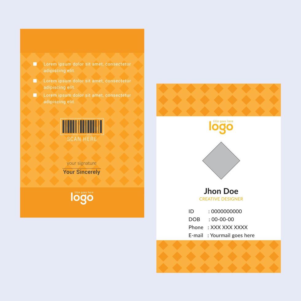 Creative Templates Business Card. Orange Business Cards. Professional and elegant abstract card templates perfect for your company and job title. vector design templates. clean business cards.