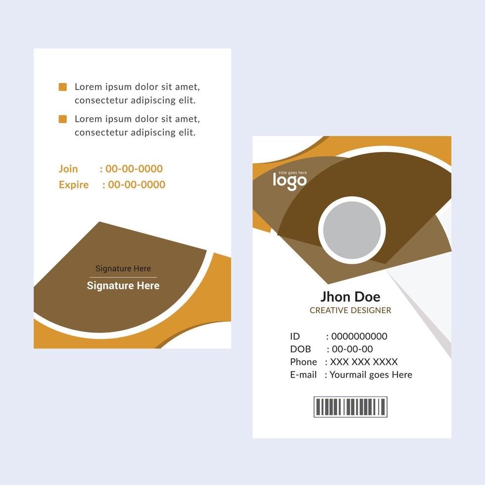 Creative Templates Business Card. Brown Business Cards. Professional and elegant abstract card templates perfect for your company and job title. vector design templates. clean business cards.