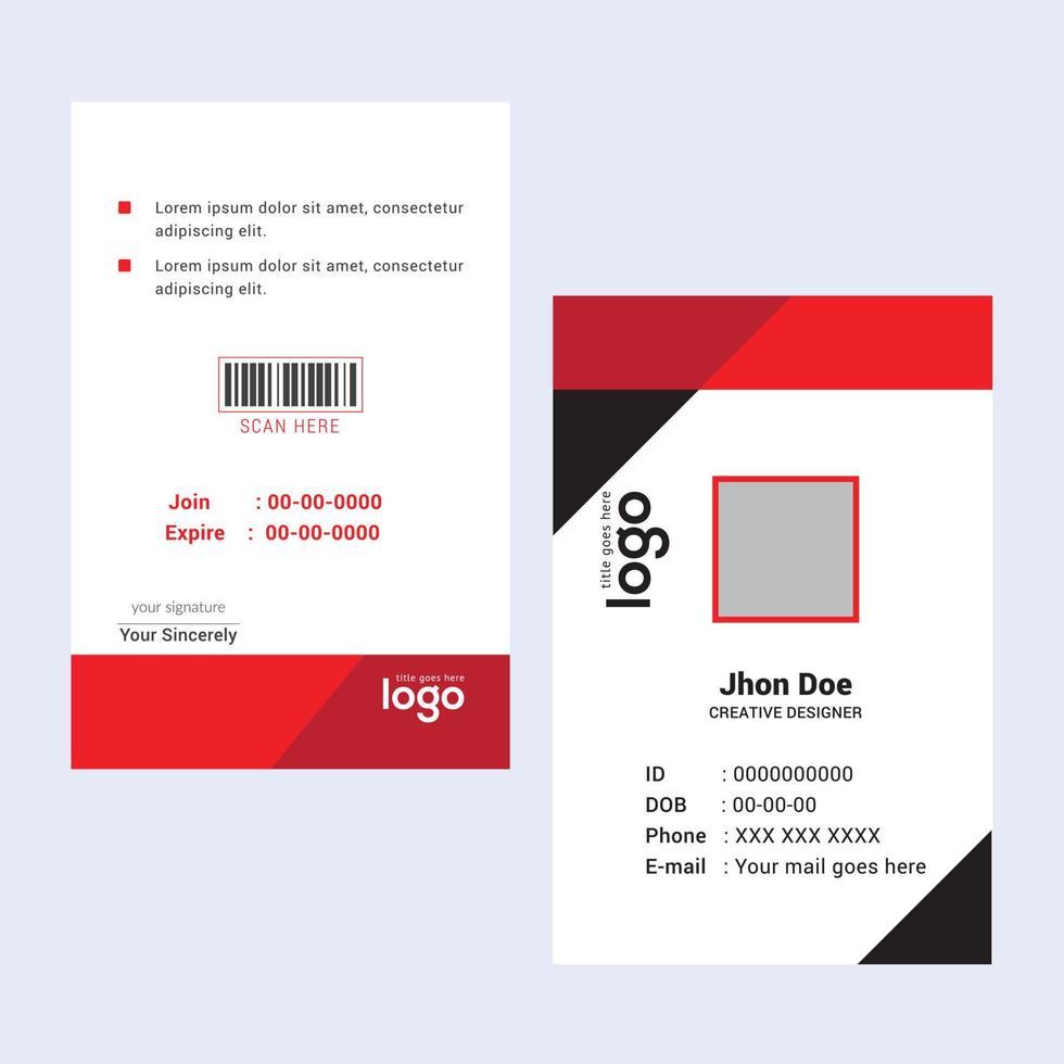 Creative Templates Business Card. Red Business Cards. Professional and elegant abstract card templates perfect for your company and job title. vector design templates. clean business cards.