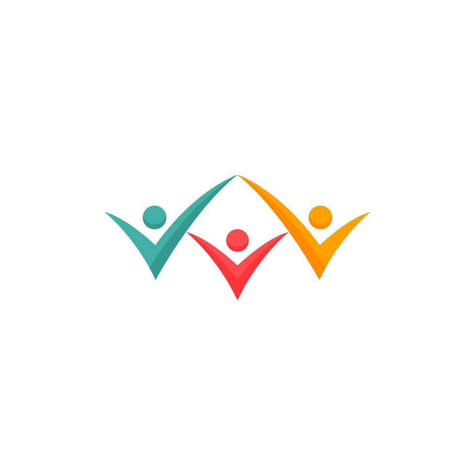 Logo for community of people vector