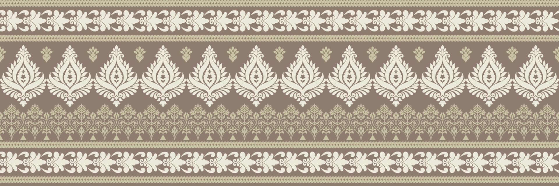 étnico modelo. pañuelo impresión. seda cuello bufanda o pañuelo. diseño para sari, patola, sari, dupatta, textil. loseta patrones. azteca estilo. floral antiguo. bohemio indio motivo estilo. ropa. vector. vector