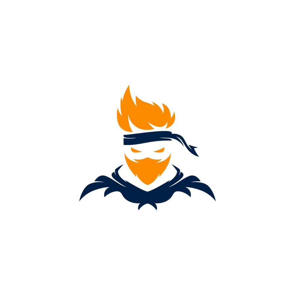 Logo for a company called ninja vector