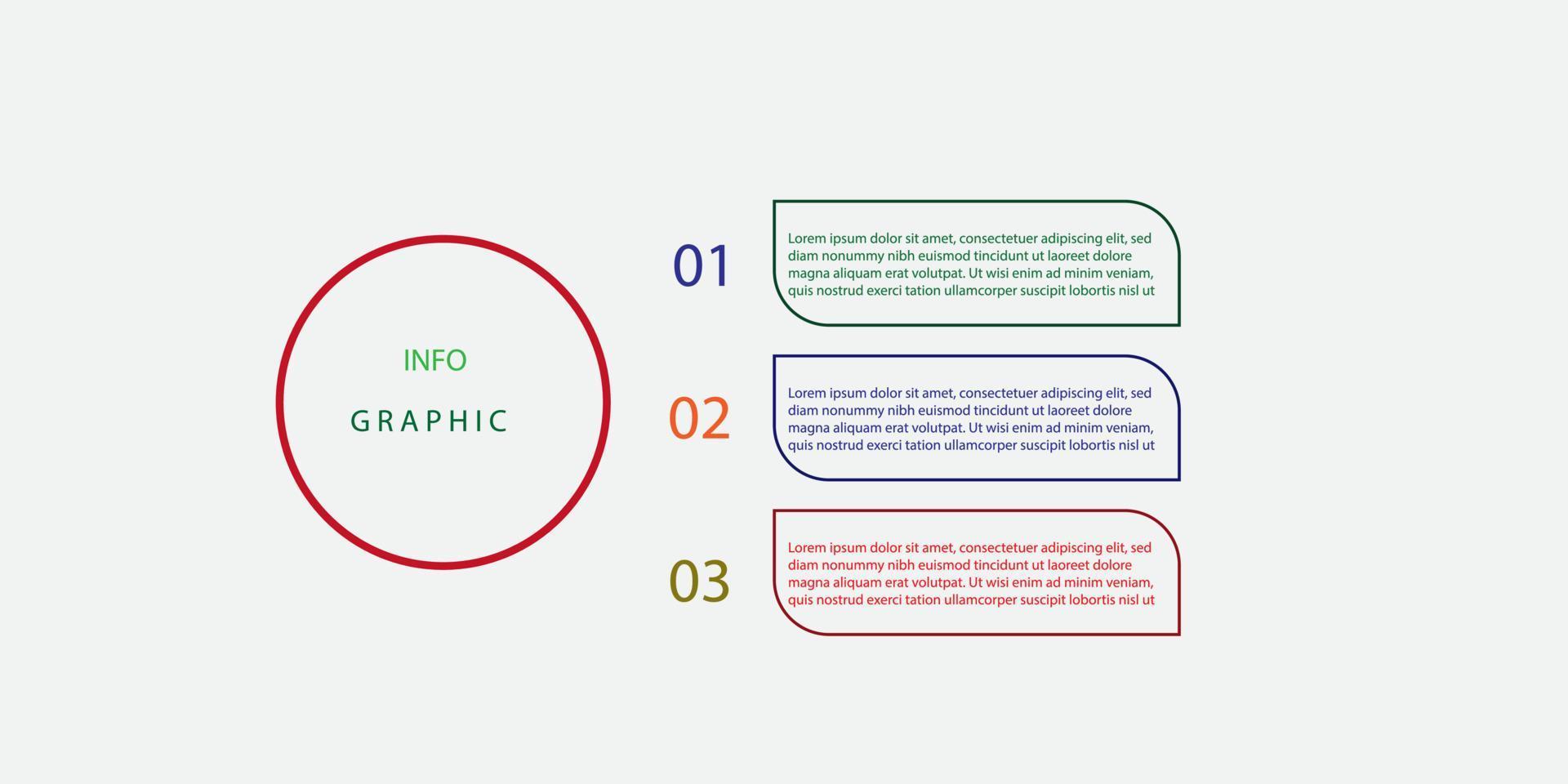 Infographic Design with 3 Choices or Steps. Can be used for Process Diagrams, Presentations and More vector