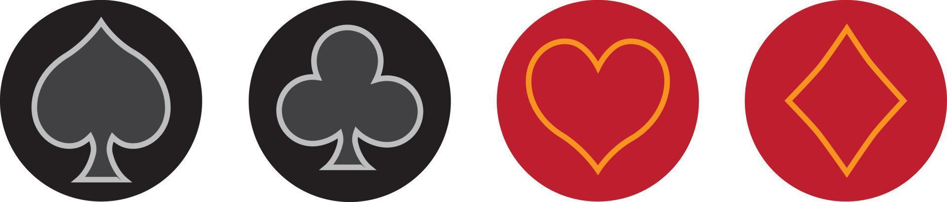 Casino set. Casino chips. Poker chip vector