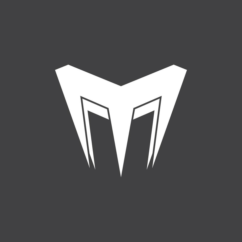 M Letter Logo Design Vector Template