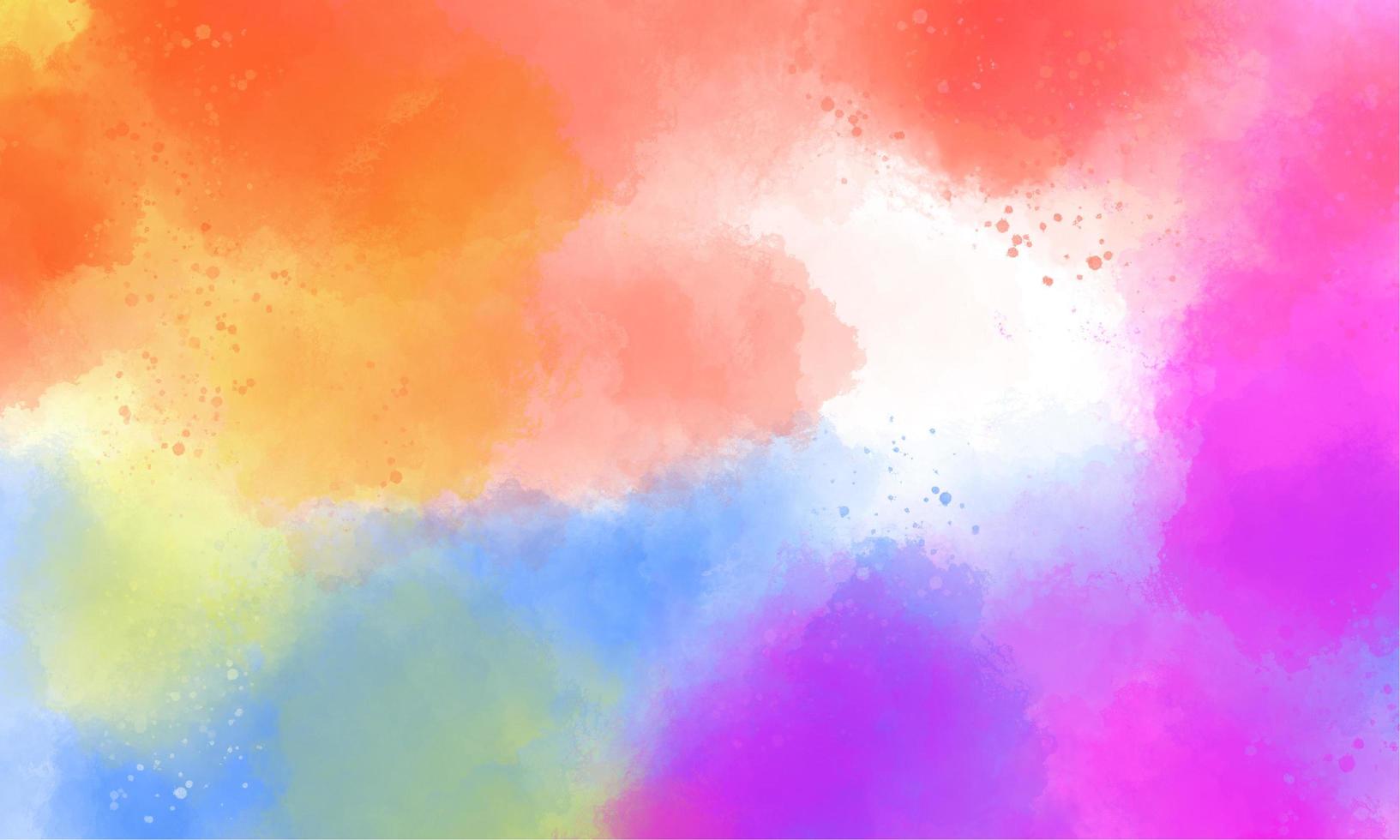 Colorful watercolor background with brush texture photo