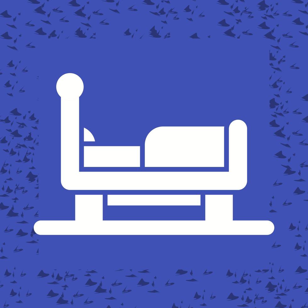 icono de vector de cama