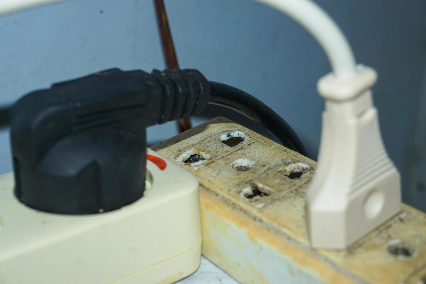 Someone stuck the plug in the socket. someone plugged the phone charger