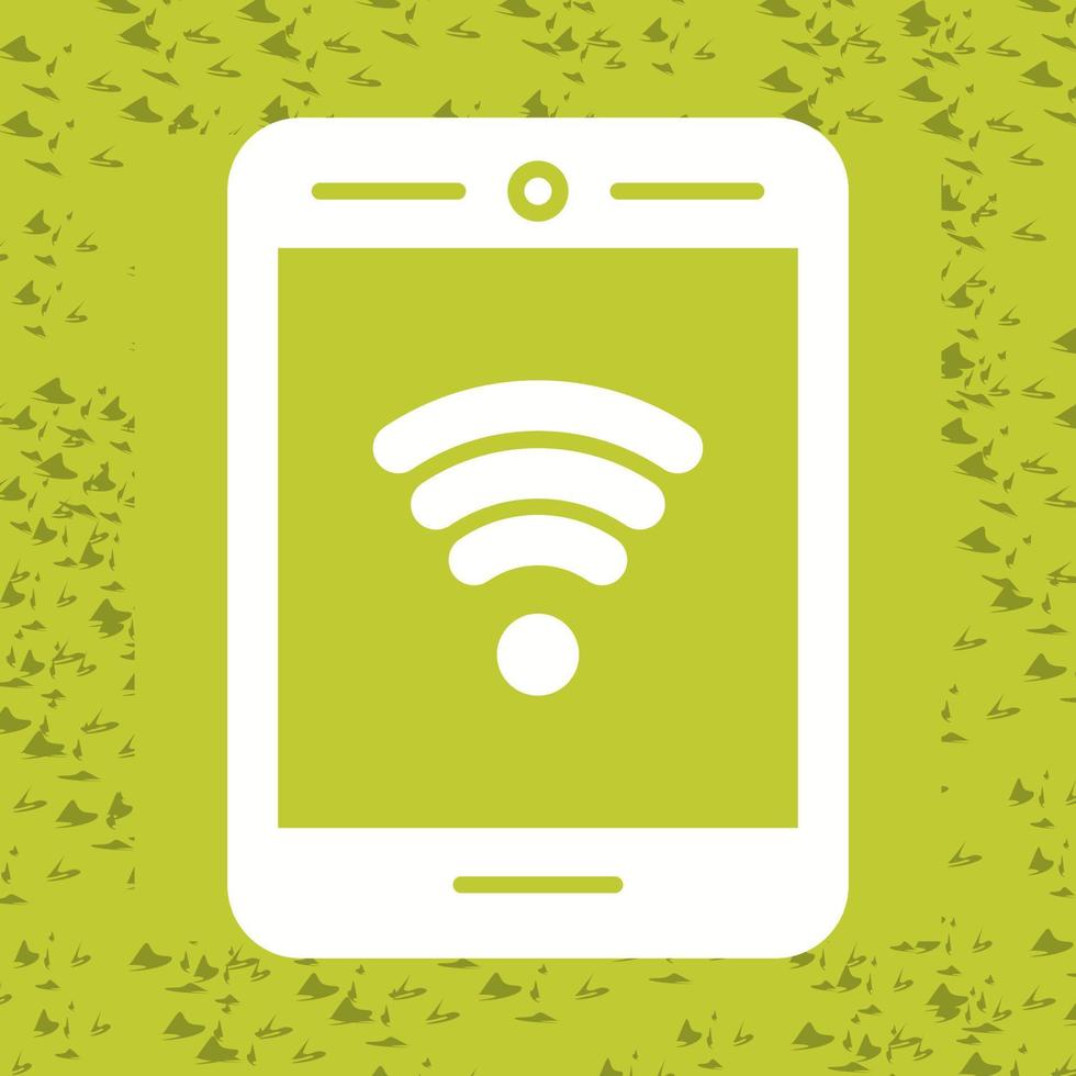 Phone With Signal Vector Icon