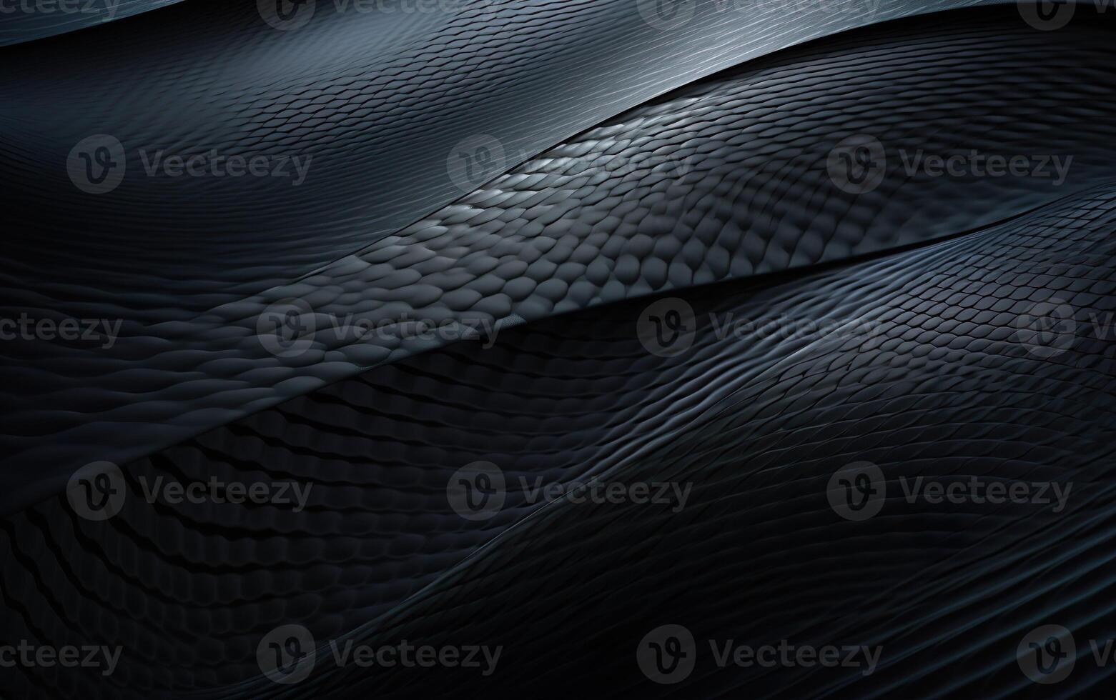 Texture of dark macro carbon waves for wallpaper design, , AI photo