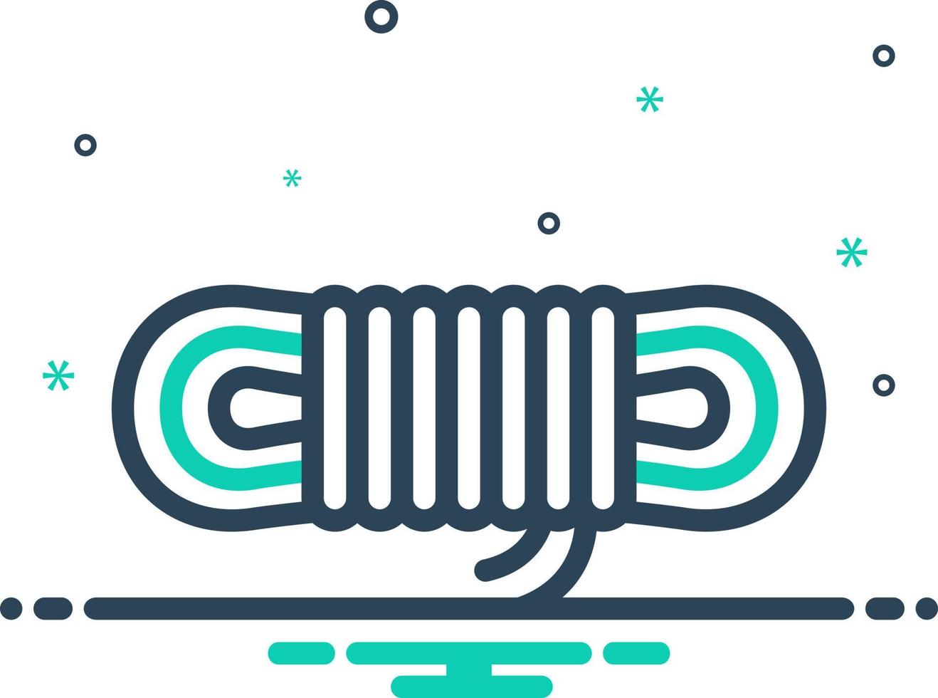 mix icon for nylon vector