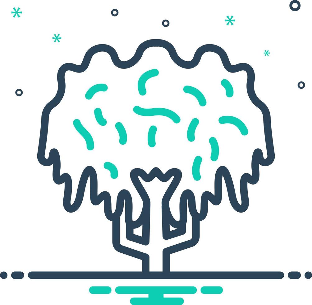 mix icon for willow vector
