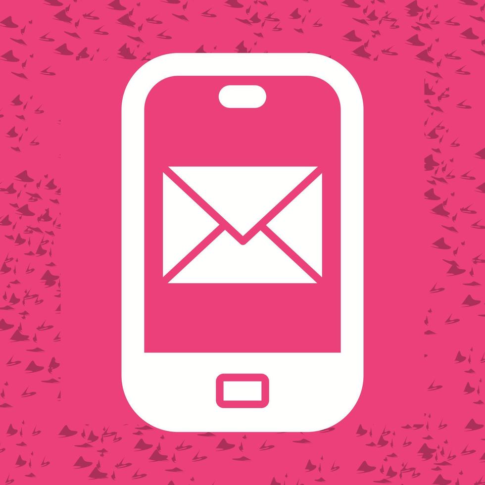 Smartphone mail Vector Icon