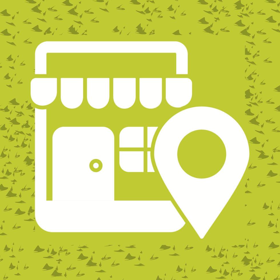 Shop Location Vector Icon