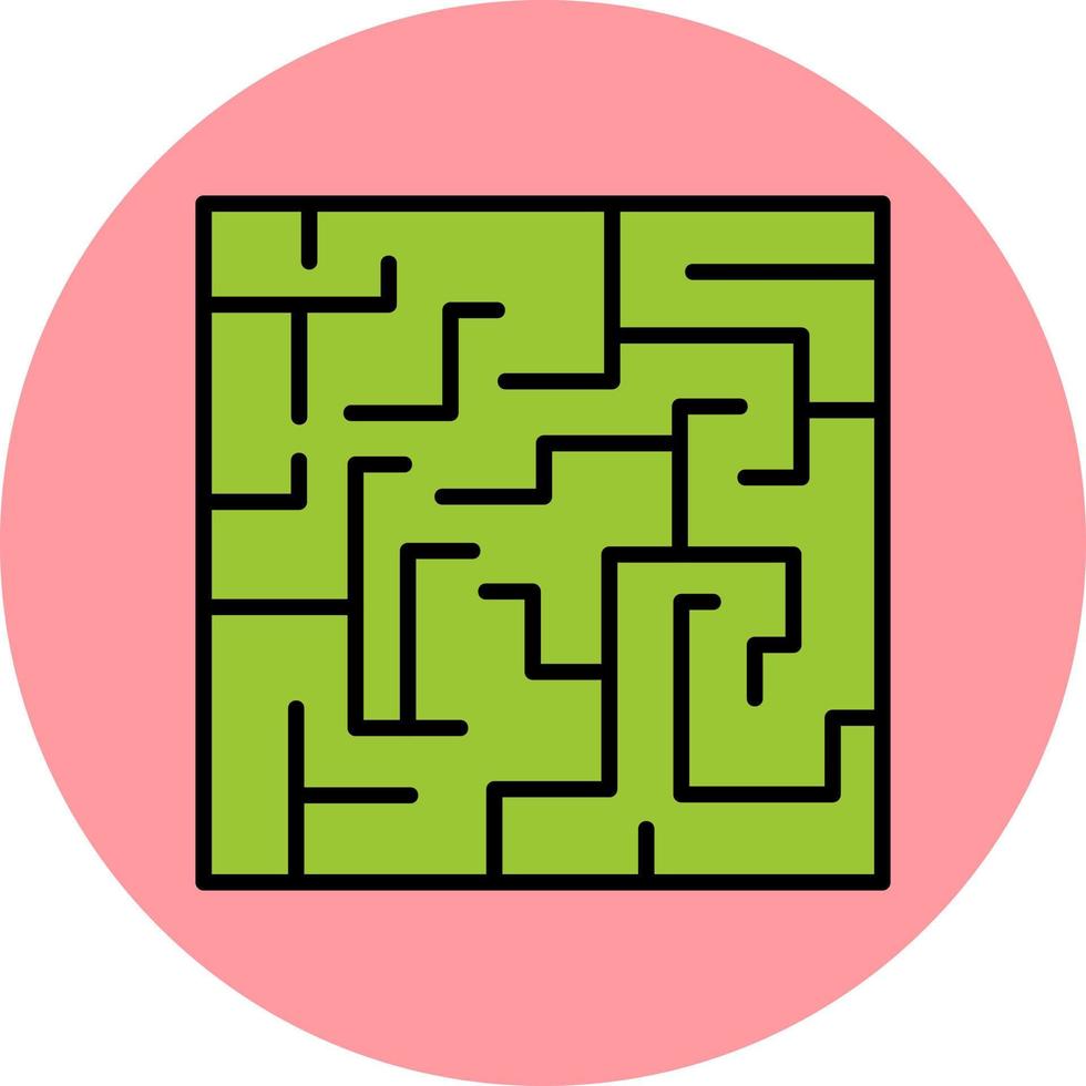 Maze Vector Icon