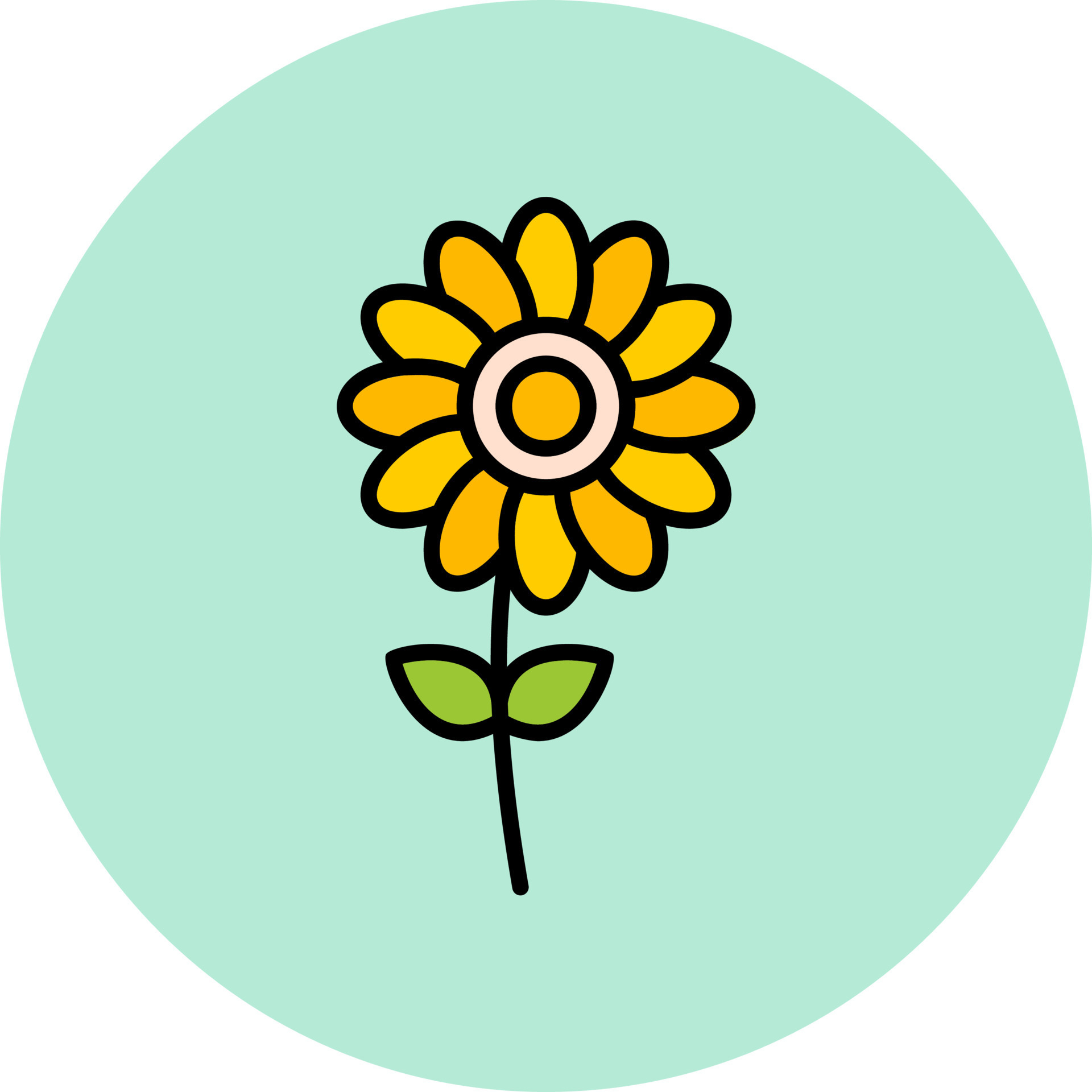 Flower Vector Icon 22350791 Vector Art at Vecteezy