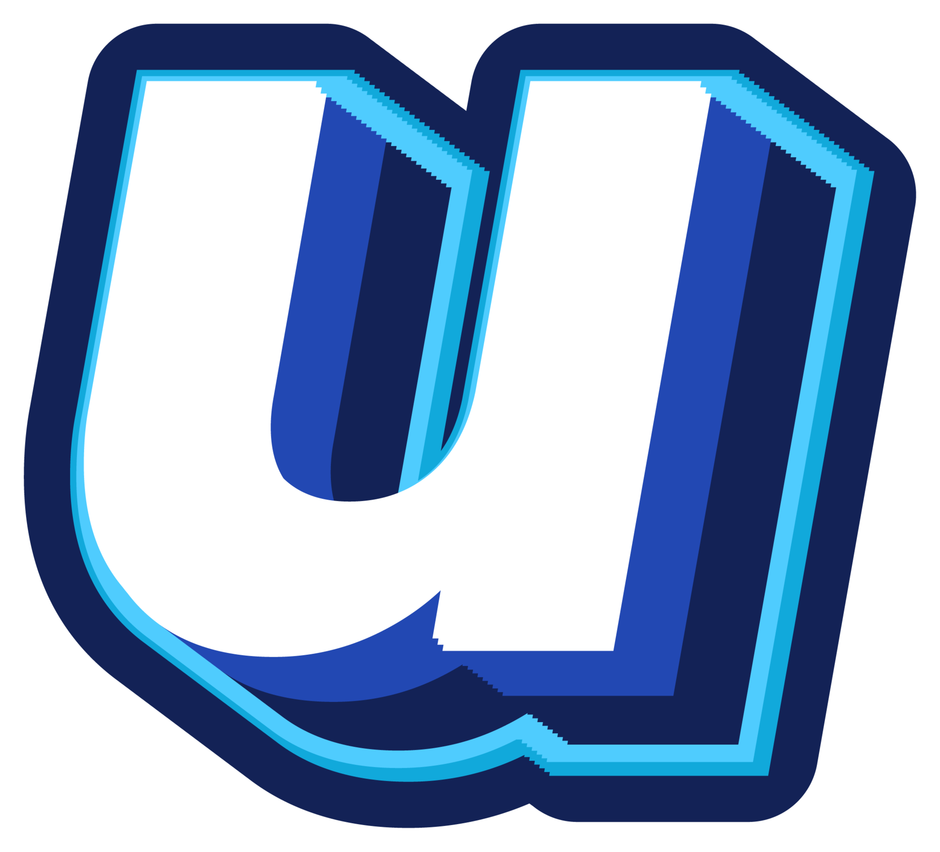bold-3d-blue-lowercase-letter-u-22351424-png