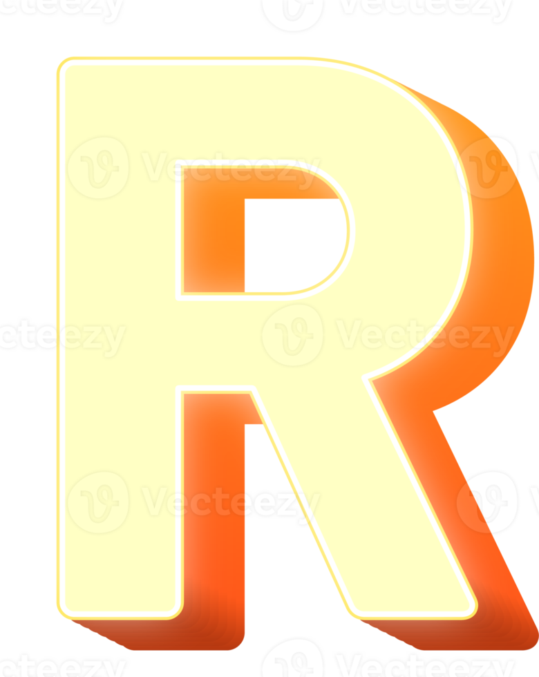 grädde 3d djärv brev png