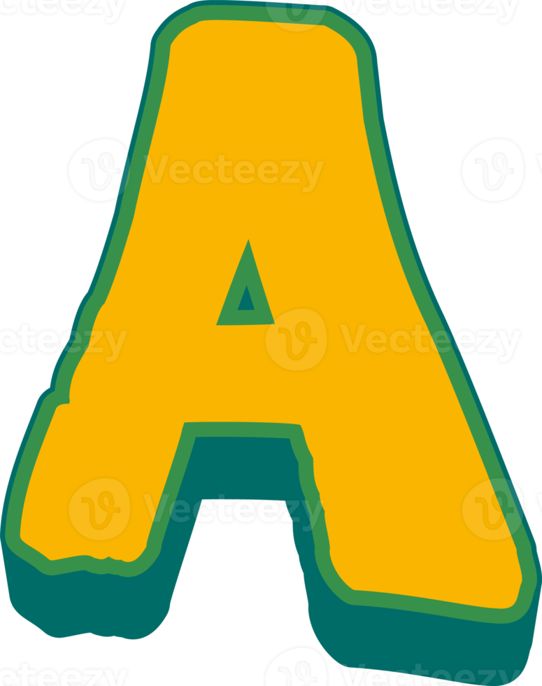 puéril alphabet des lettres png