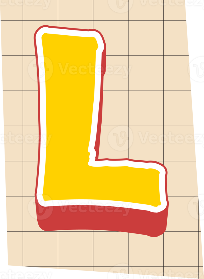 Childish Alphabet Letters png
