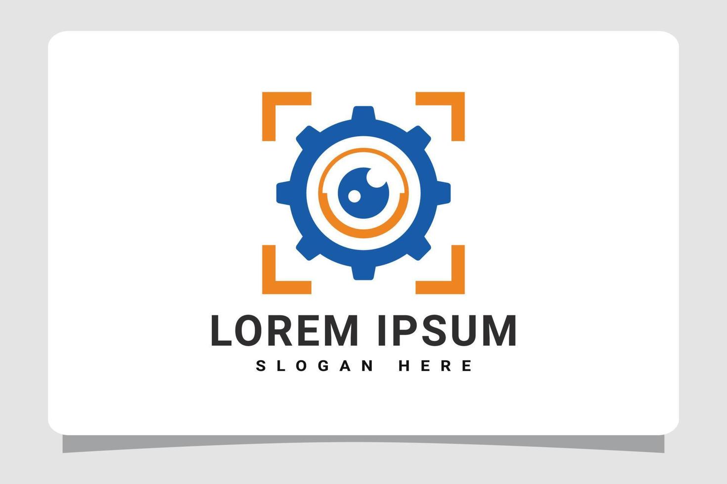 Eye Vision Technology Logo Template Design Inspiration vector