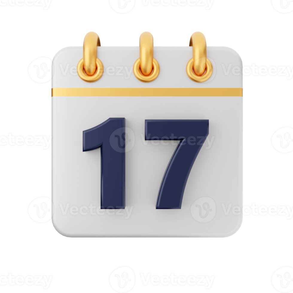 3d calendar icon illustration render png