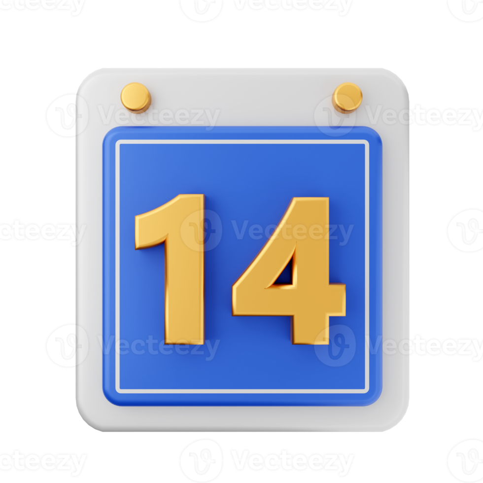 3d kalender ikon illustration framställa png