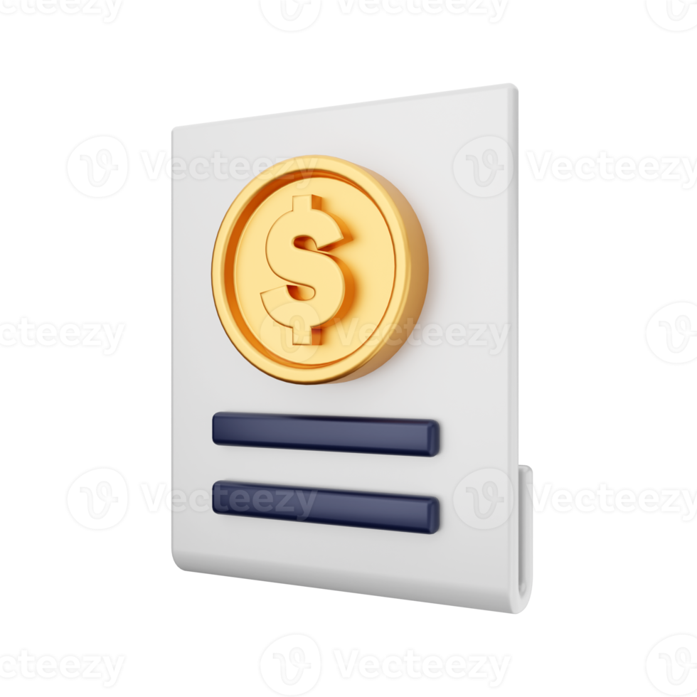 3d money coin dollar icon illustration png