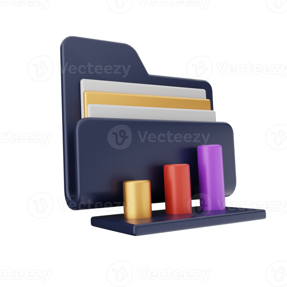 3d folder icon png
