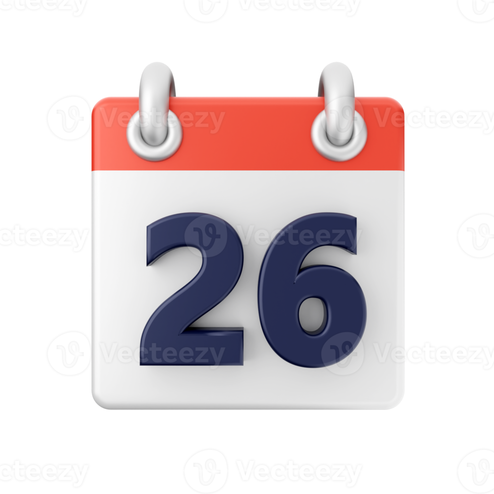 3d kalender datum dag schema händelse ikon illustration png